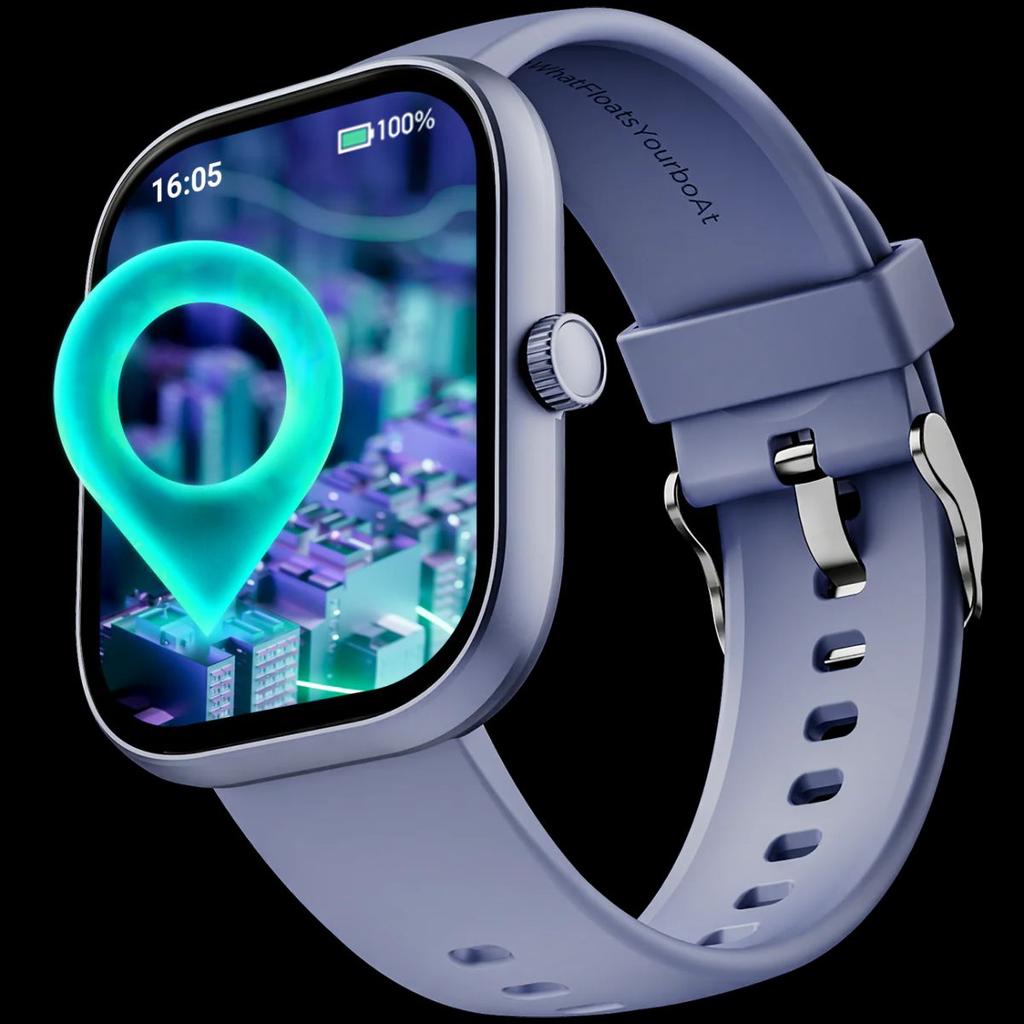 boAt Wave Sigma 3 | Smartwatch with 2.01' Display, BT Calling, 700+ Active Modes, Emergency SOS, Live Sports Updates — Sapphire Breeze