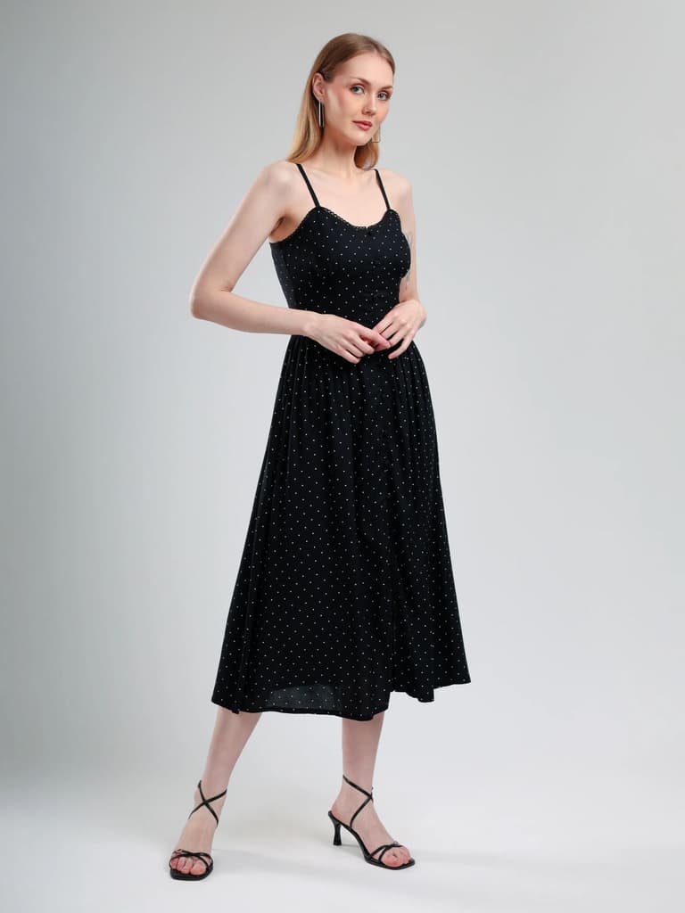 Cory Edge Amara day dress- Polka Dot — photo 3