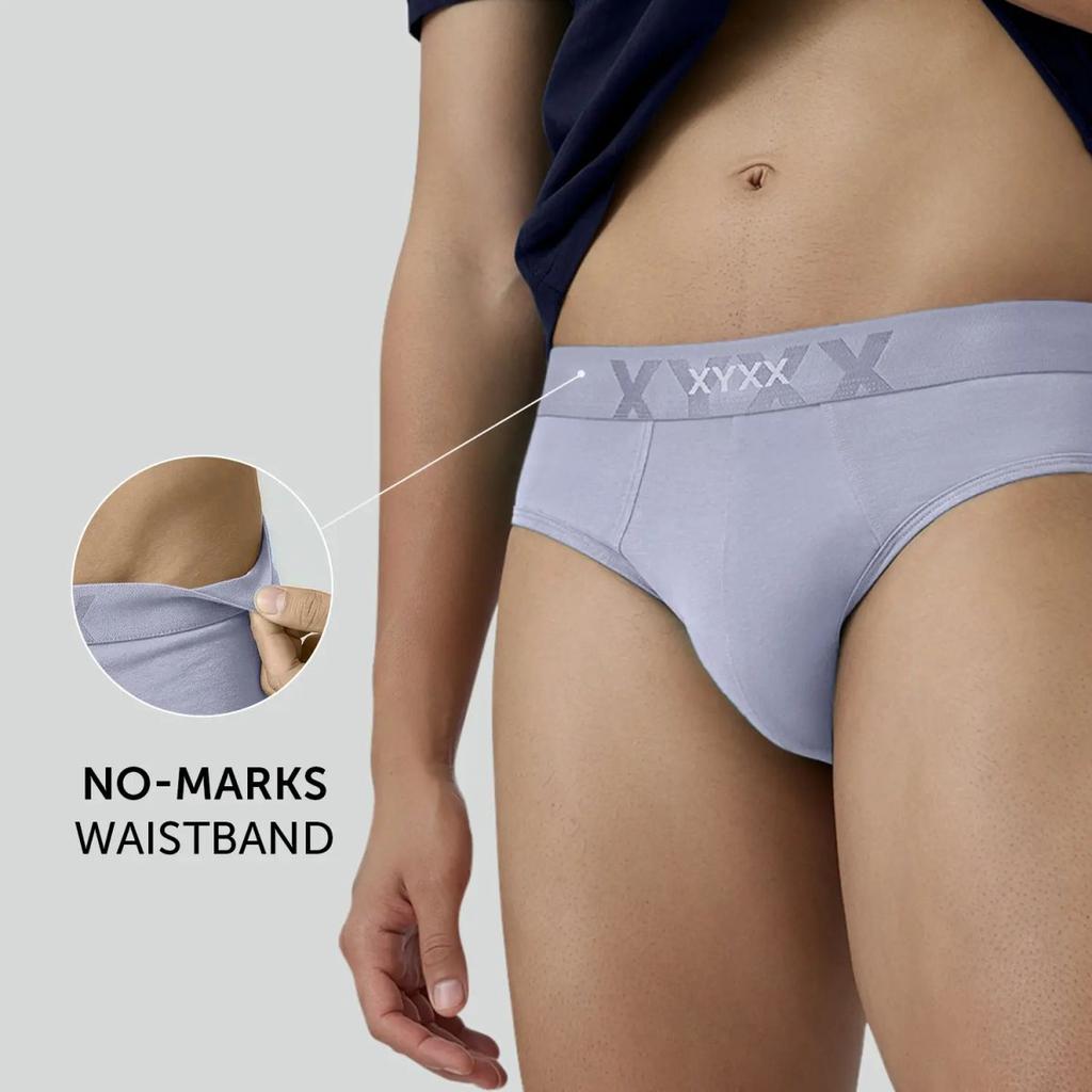 Element Cotton Stretch Briefs For Men Ash Grey — photo 3