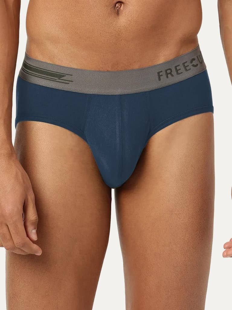 Men's Anti-Bacterial Micro Modal Brief in Contrast Waistband (Pack of 1) — S
