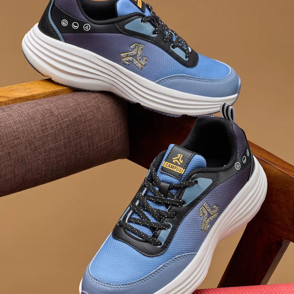 BORNE C Blue Child Running Shoes