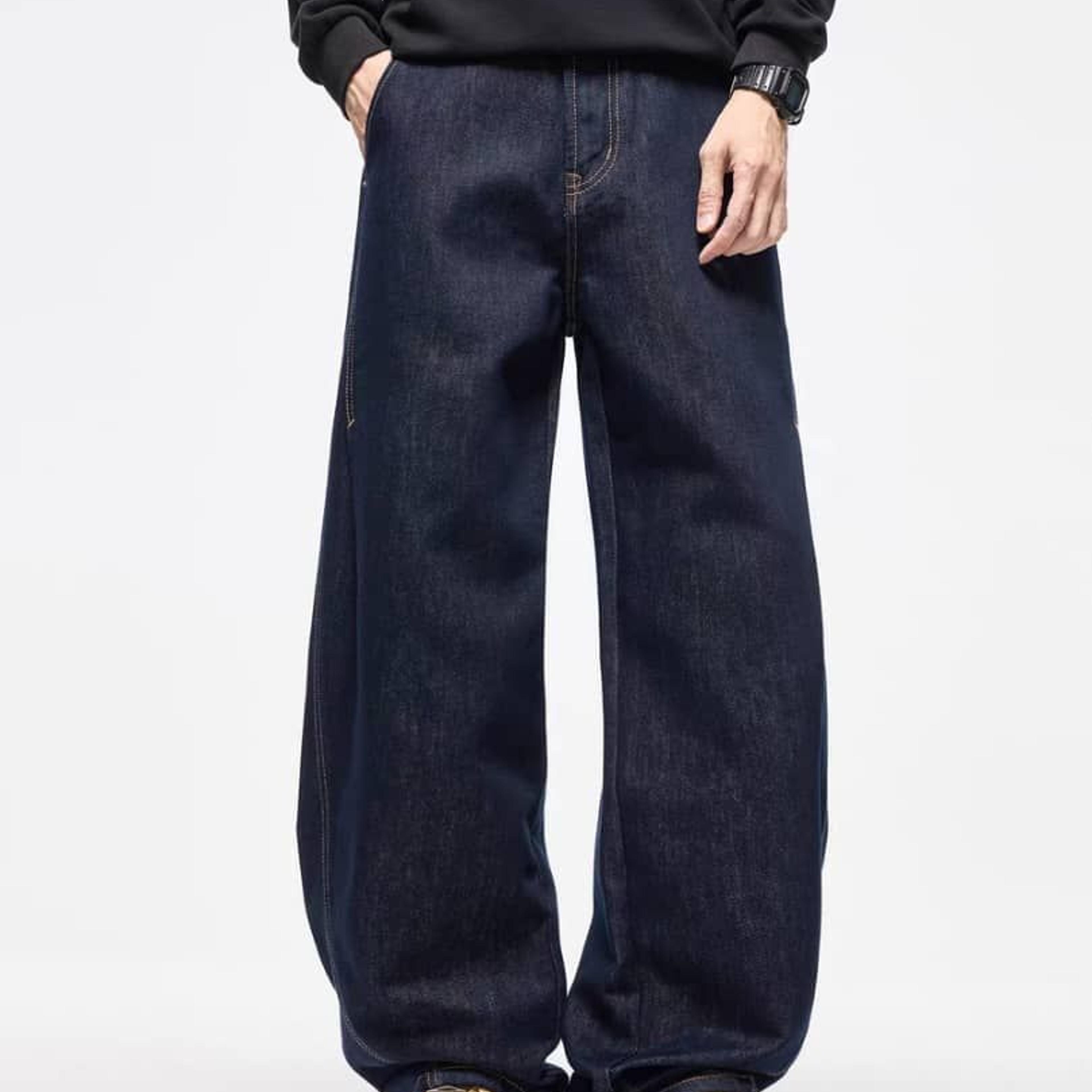 After Dark Indigo Barrel Jeans