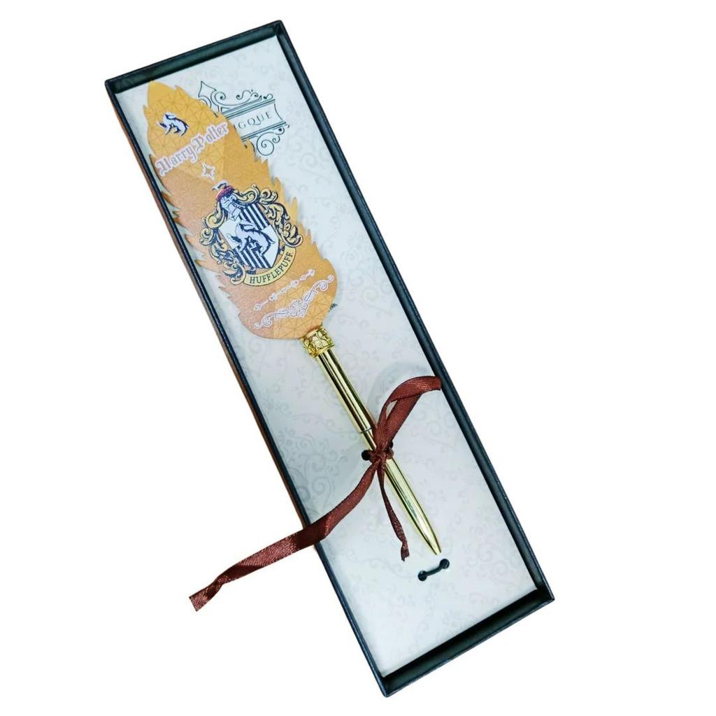 Harry Quill Style Ball Pen | Vintage Pen Gifts — Hufflepuff (Yellow)