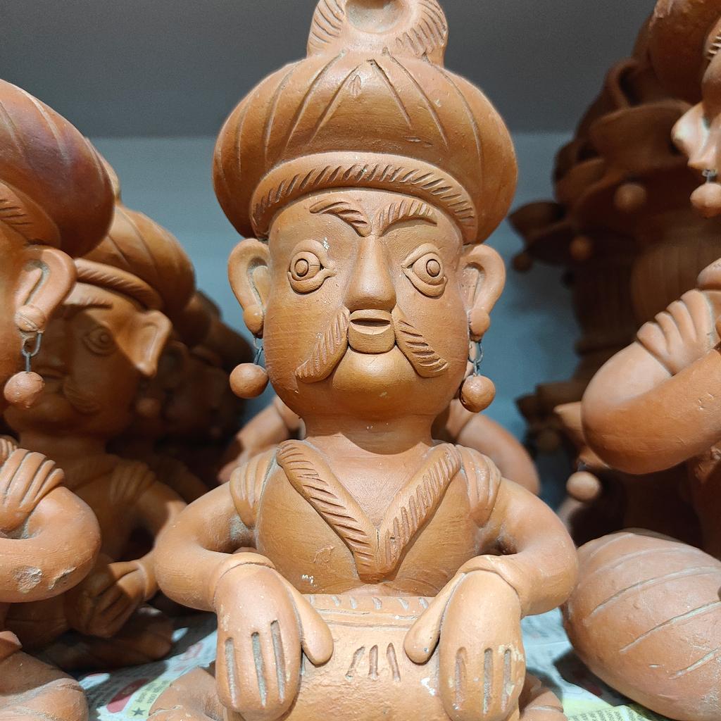 Wooden Statue of Man | Decorative | Handcrafted | Brown