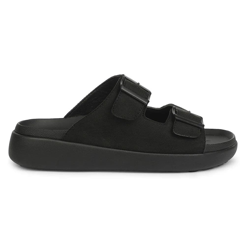Healers VAL-36E Black Casual Slip on Slipper For Men By Liberty — photo 3
