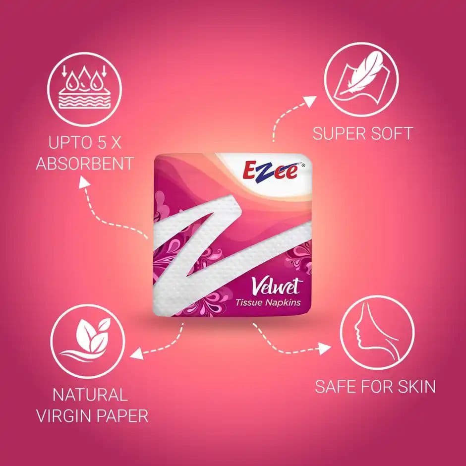 Ezee Velvet Tissue Paper Napkins — photo 3