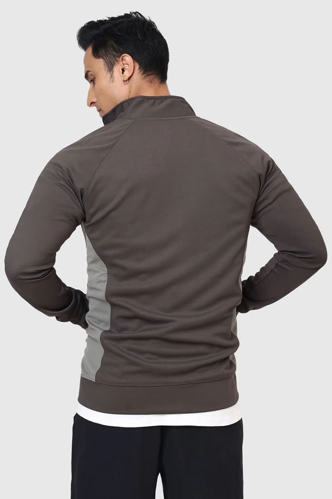 Polish Colourblock Jacket Dark Grey — photo 7