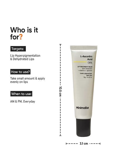 L-Ascorbic Acid 8% Lip Treatment Balm