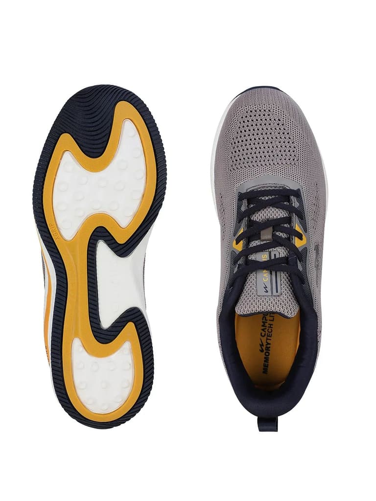 CAMP ERIK Grey Men's Running Shoes — photo 4