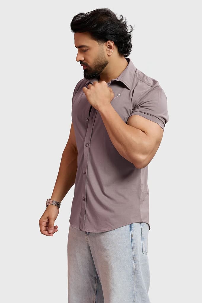 Aero Shirt Pastel Brown — photo 6