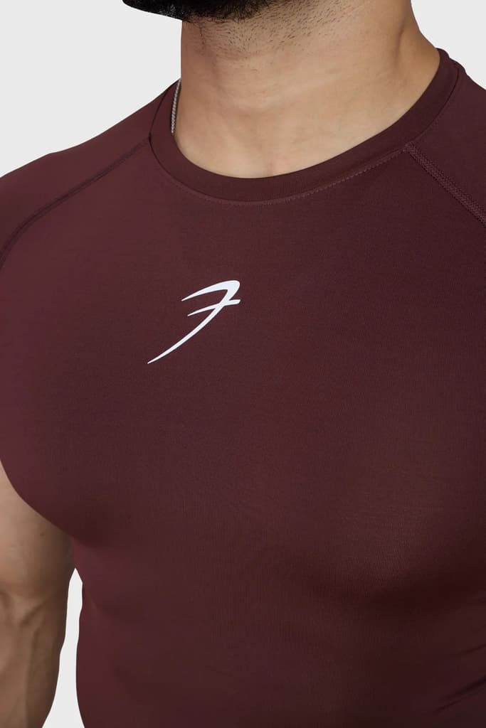 Compression T-shirt Brown — photo 3