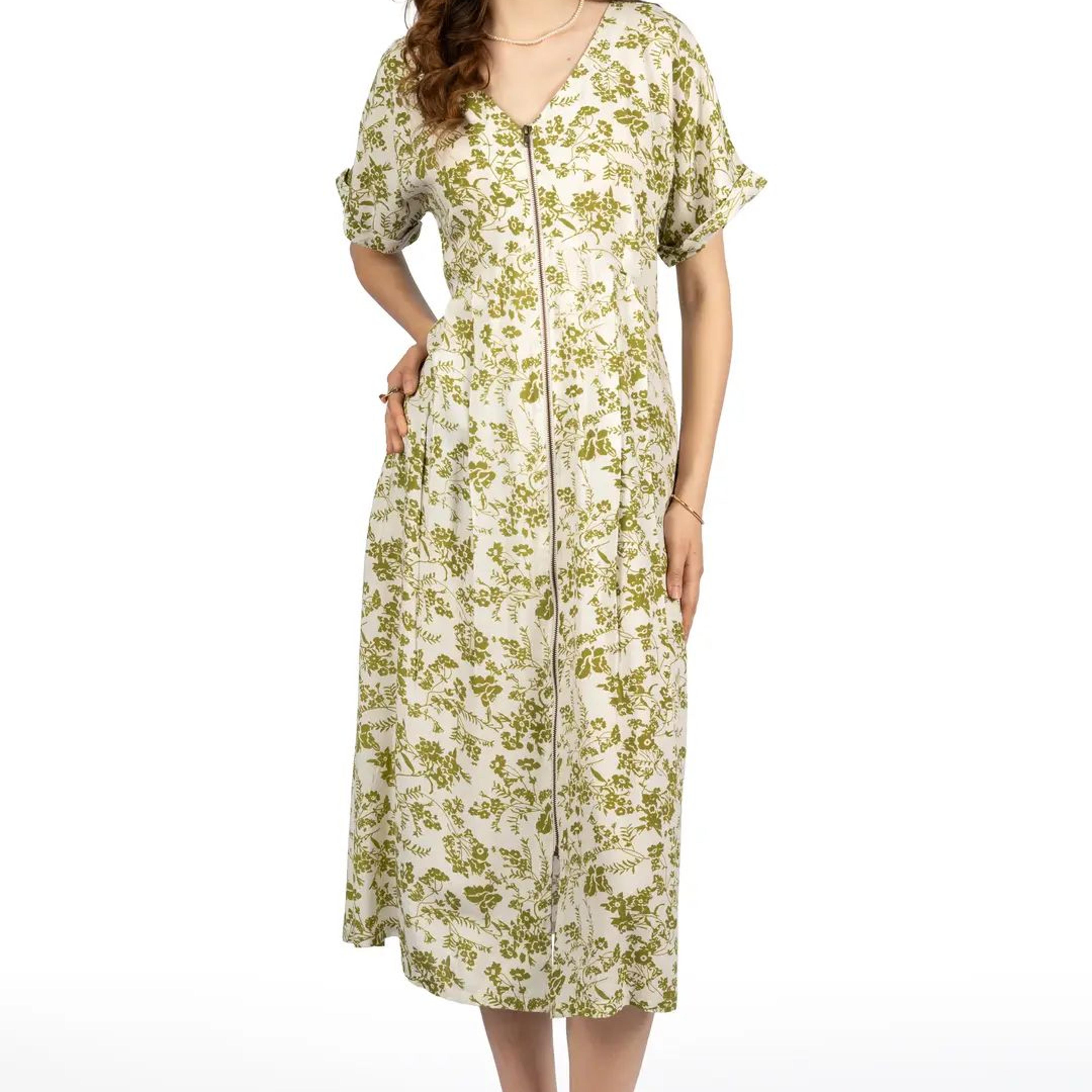 Everyday Ease Fit & Flare Midi Dress