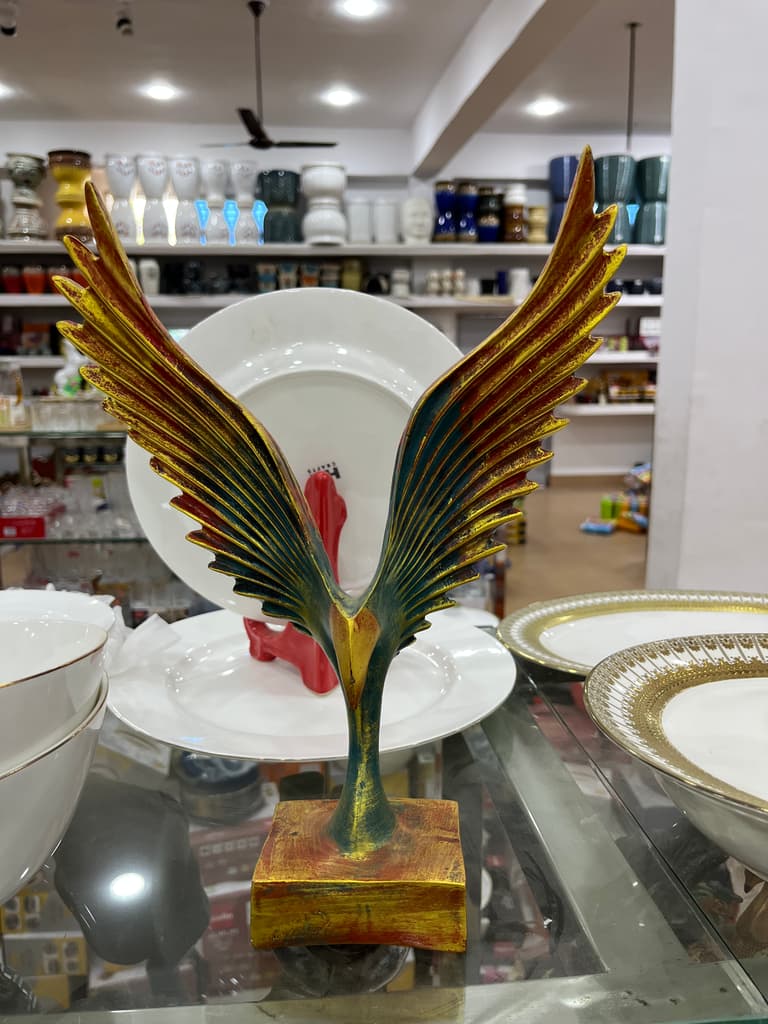 Gold Bird Statue | Sculpture | Bronze | Gold
