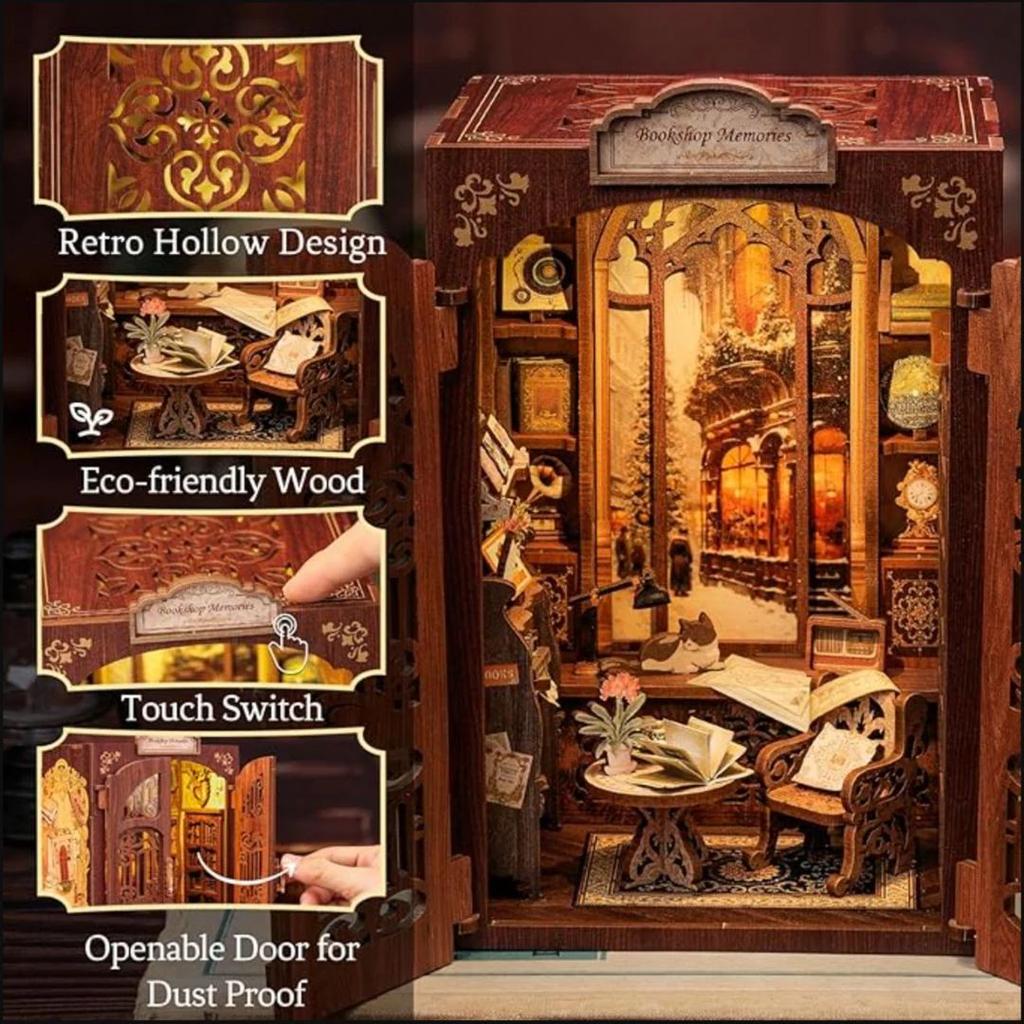 DIY Book Nook Kit | Renaissance-Inspired Miniature Model with LED — photo 8