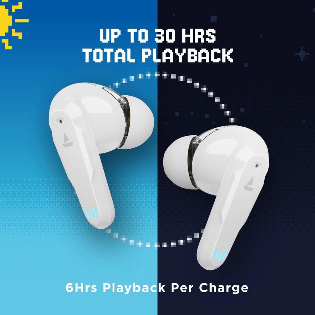 boAt Airdopes 191G | Wireless Earbdus Gaming Earbuds with 2x6mm Dual Drivers, Quad Mics with ENx™ and IWP™ Technology, LED Lights on Charging Case — photo 6