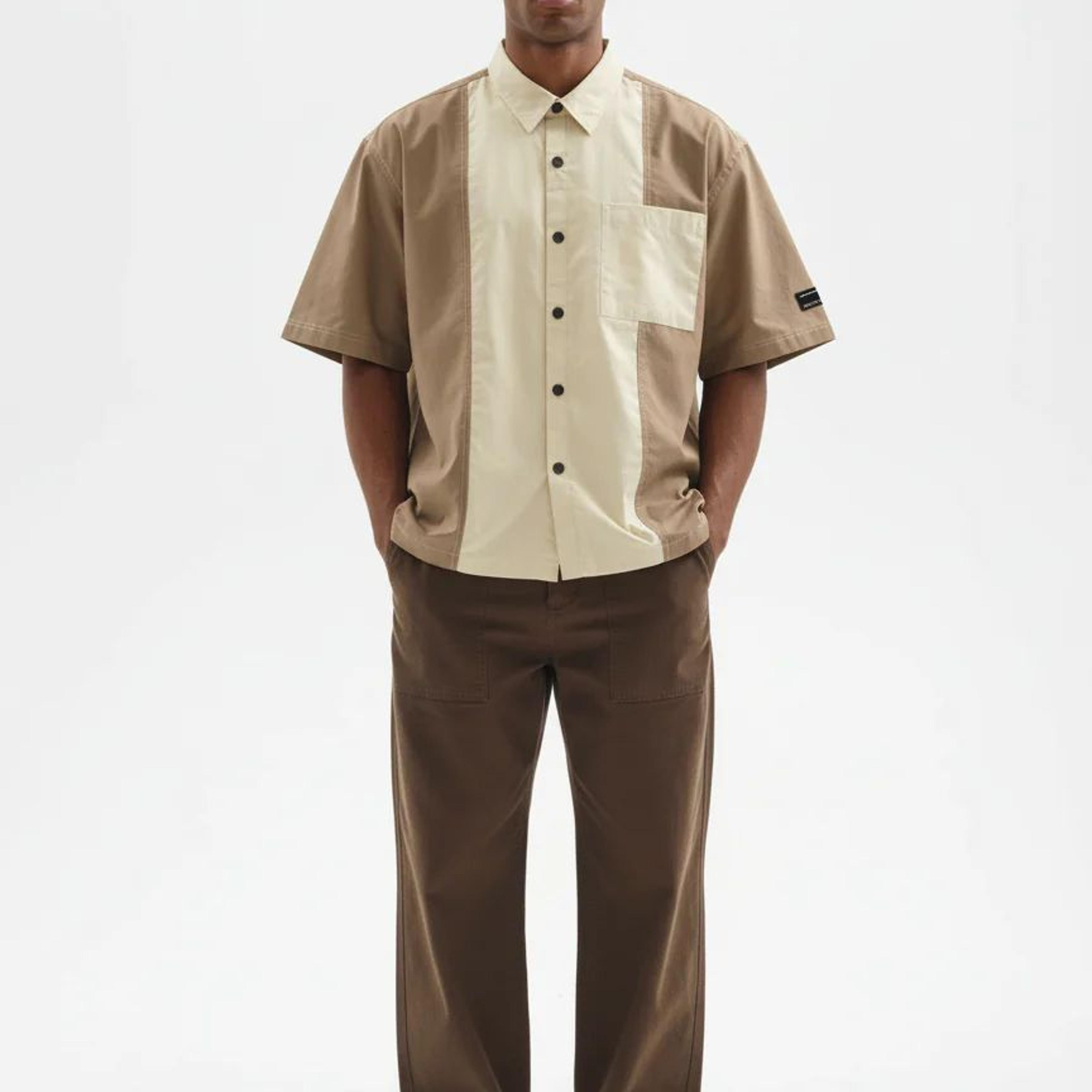 Colourblocked Casual Shirt // 002