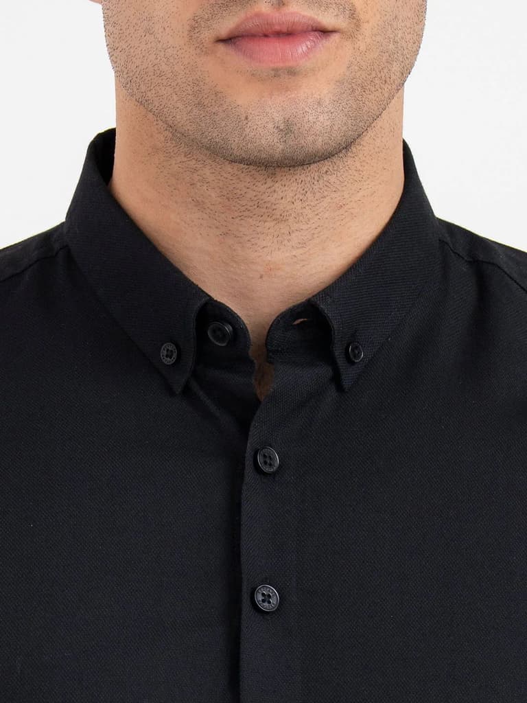 Shirts for Men in Black | Birdeye Full Sleeve Formal Shirt — photo 4