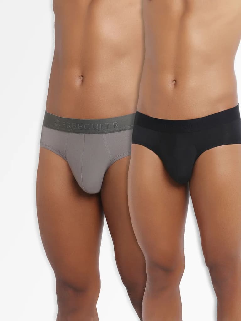 Men's Anti-Bacterial Micro Modal Brief in Solid Waistband (Pack of 2) — photo 2