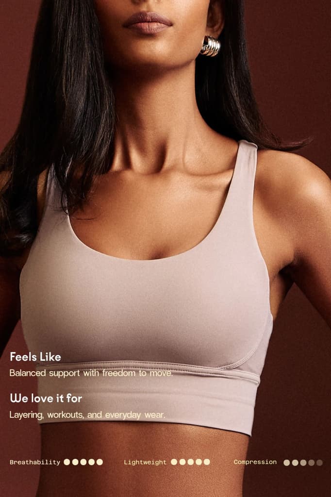 Lavender OnTheGo Cross Back Sports Bra — photo 5
