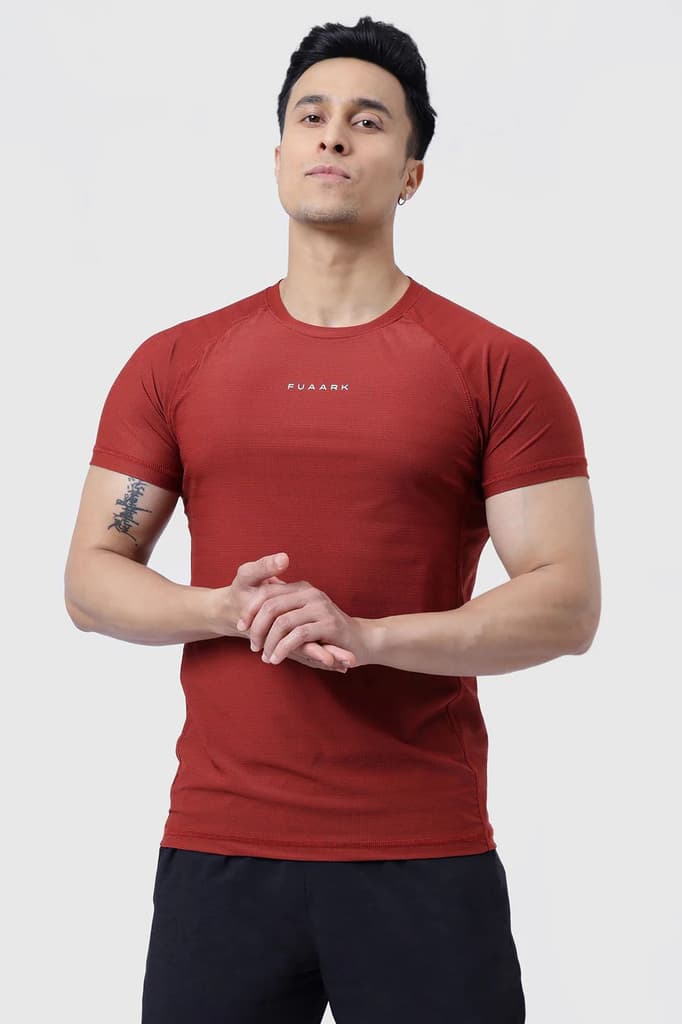 Blaze Nylon T-shirt Salsa Rust — S