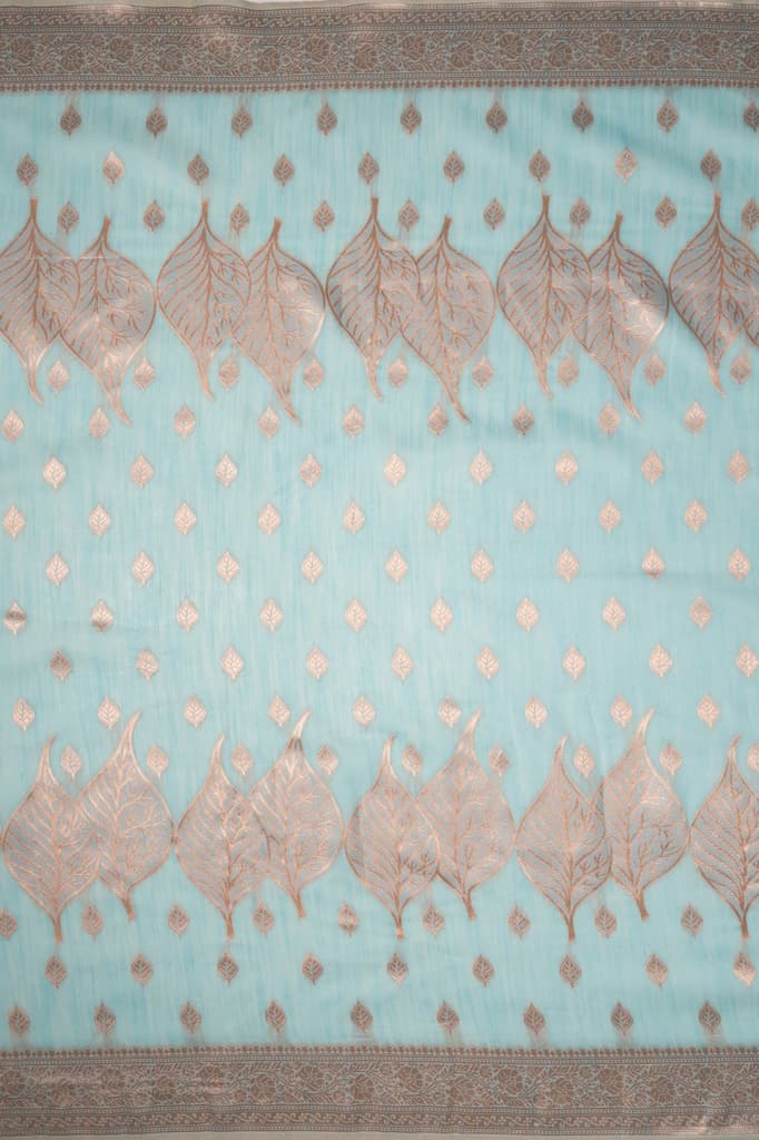 Mimosa Women's Woven Design Banarasi Style Art Silk Saree With Blouse Piece : SA00001766SFFREE — photo 8