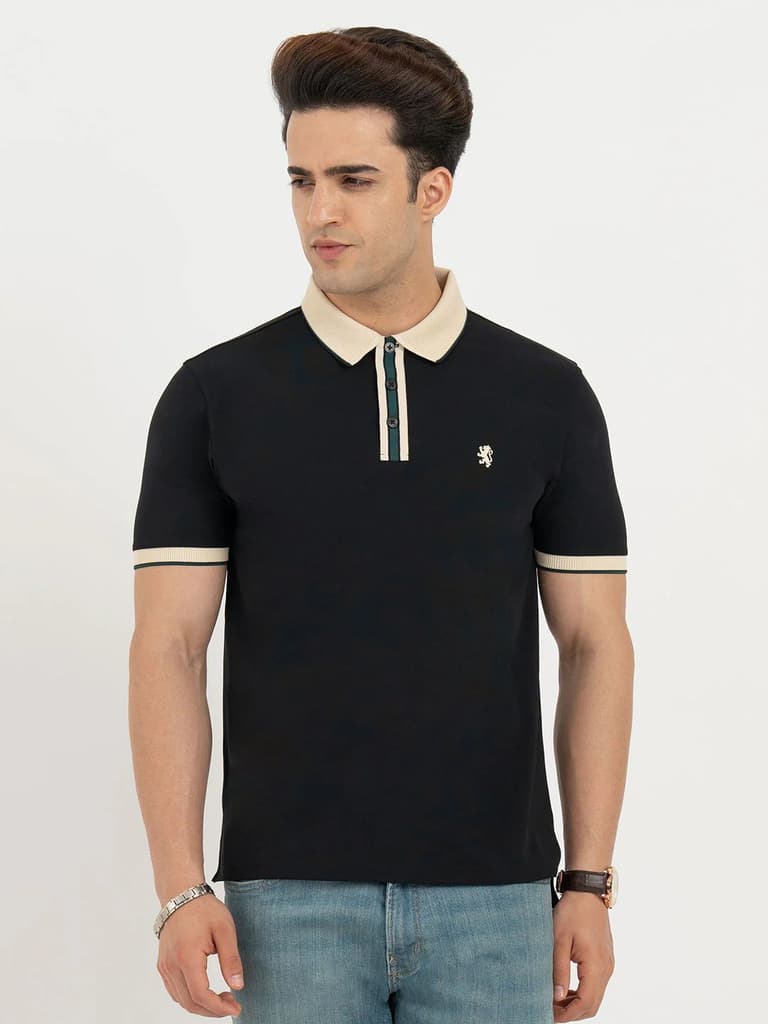 Polo T Shirts for Men in Black | Classic Polo T Shirts