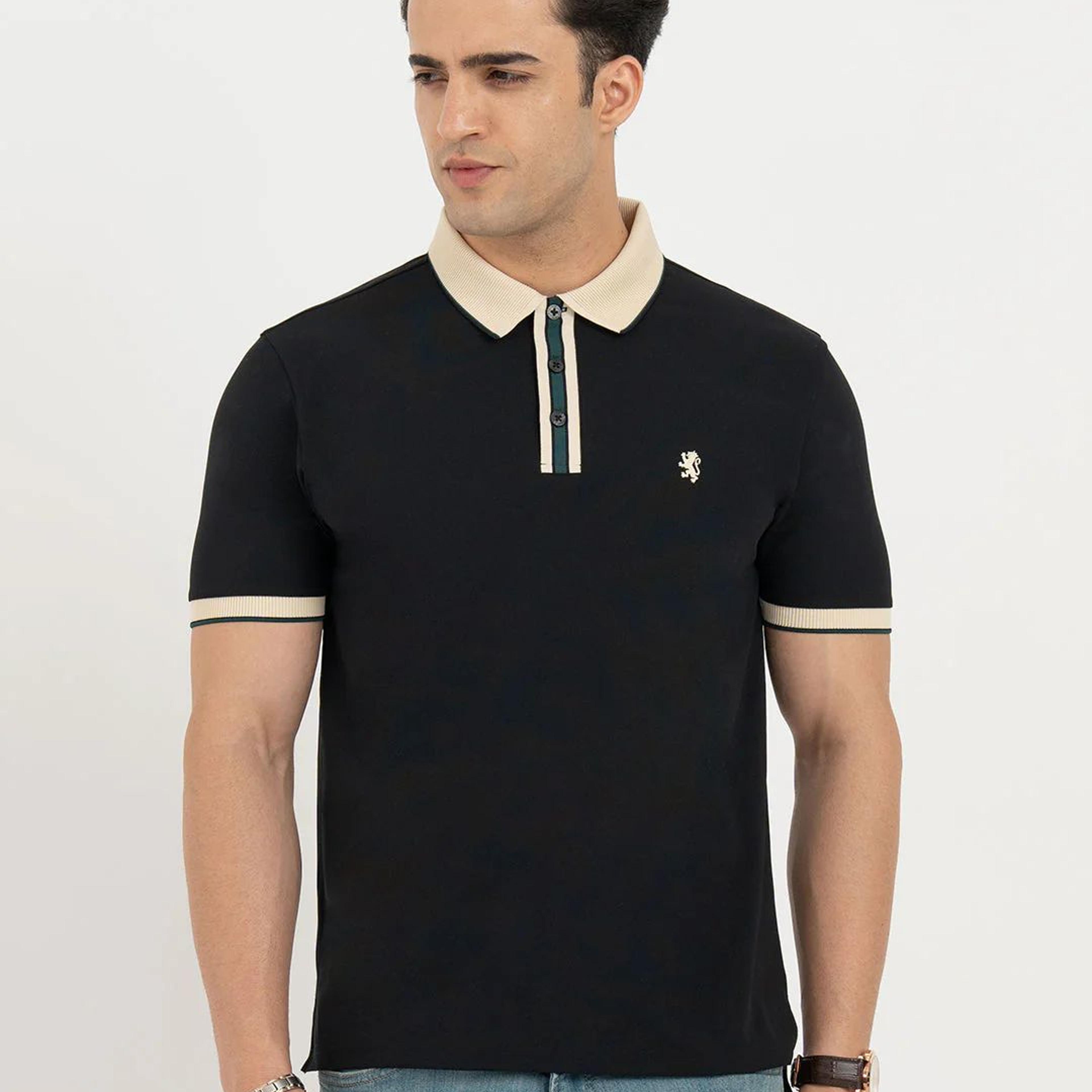 Polo T Shirts for Men in Black | Classic Polo T Shirts