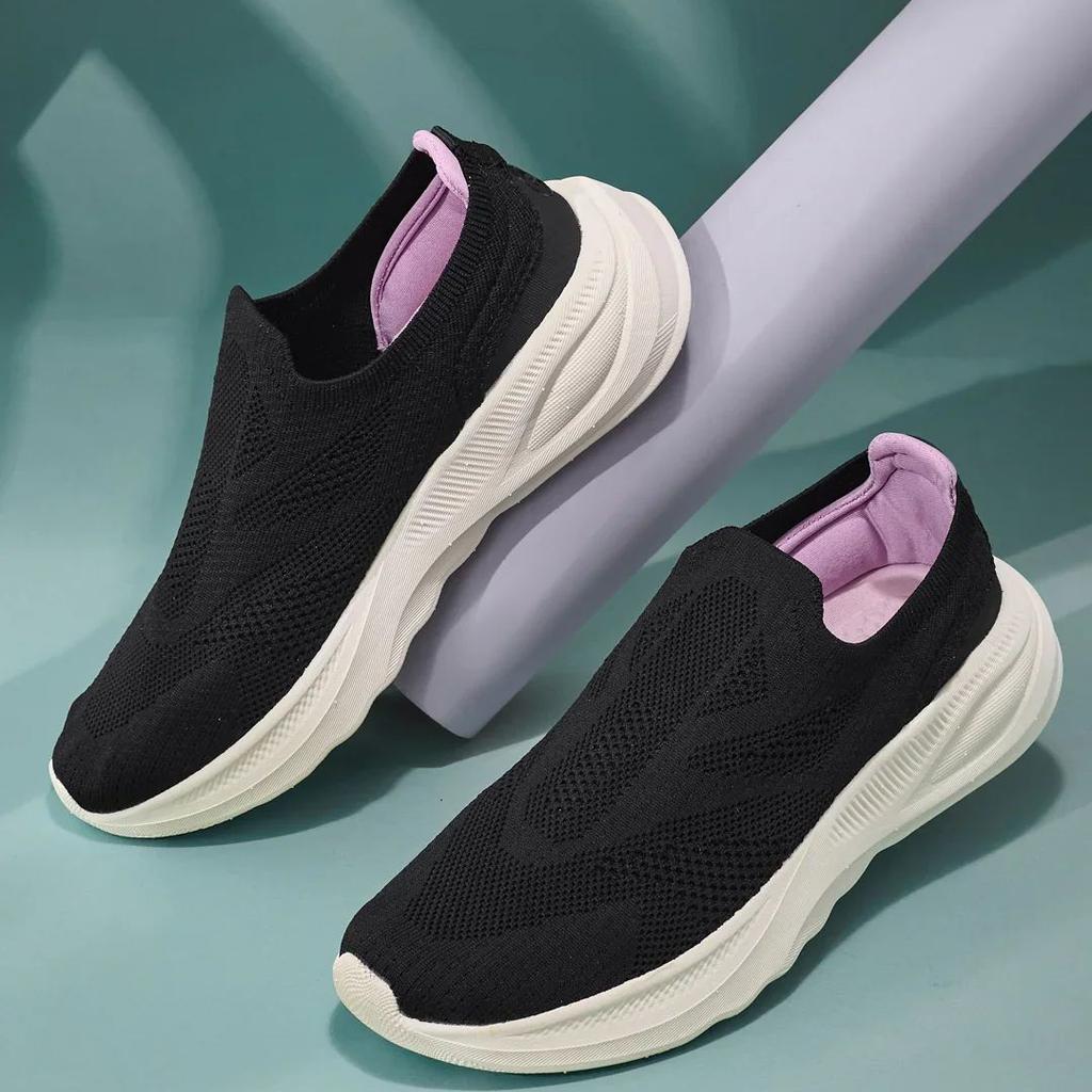 FABY Black Women's Walking Shoes