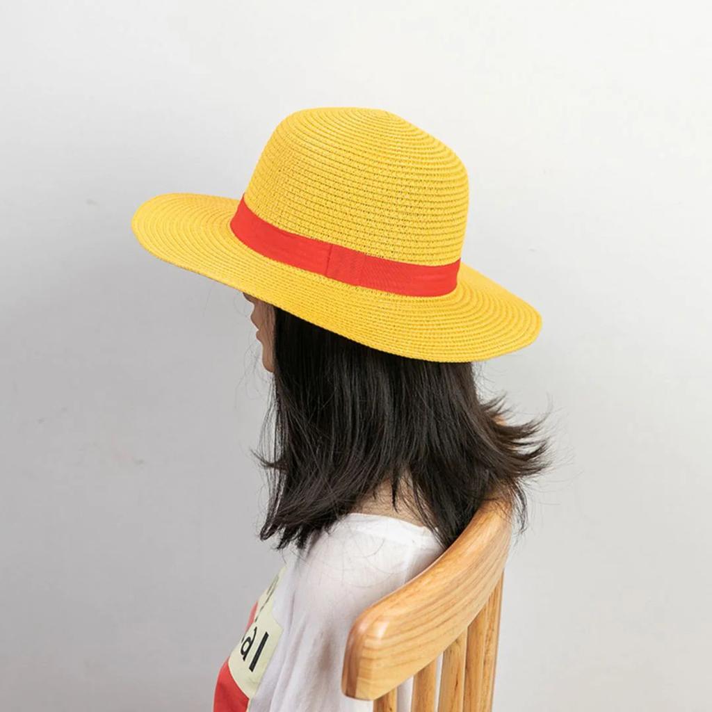 Monkey D. Luffy-Inspired Cosplay Straw Hat (Yellow) — photo 2