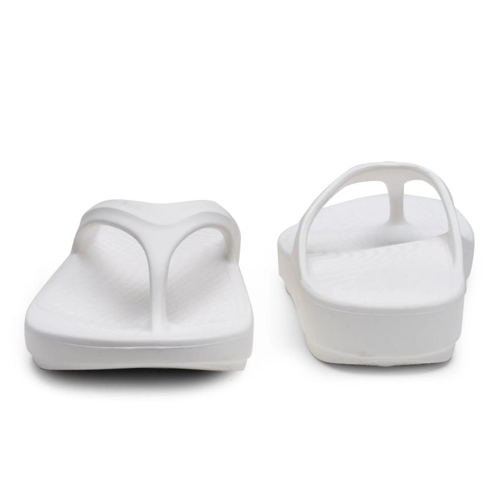 Womens Sliders in White | Casual Pool Sliders — photo 4