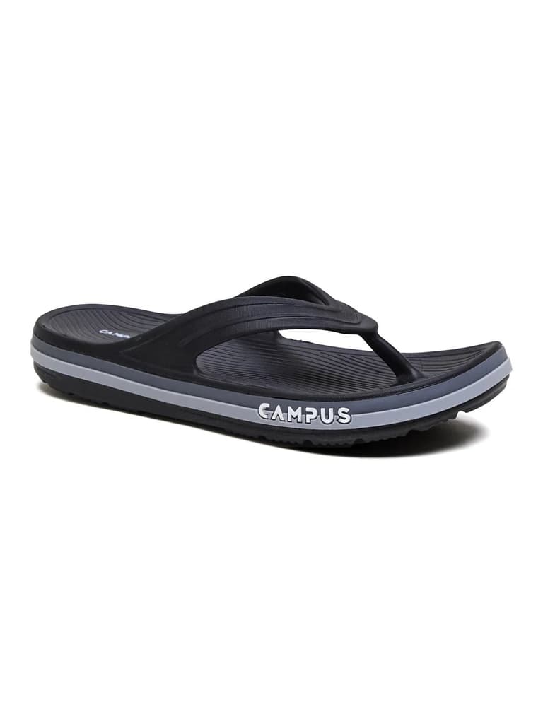 GC-4034 Black Men's Flip-Flops — Black / 6