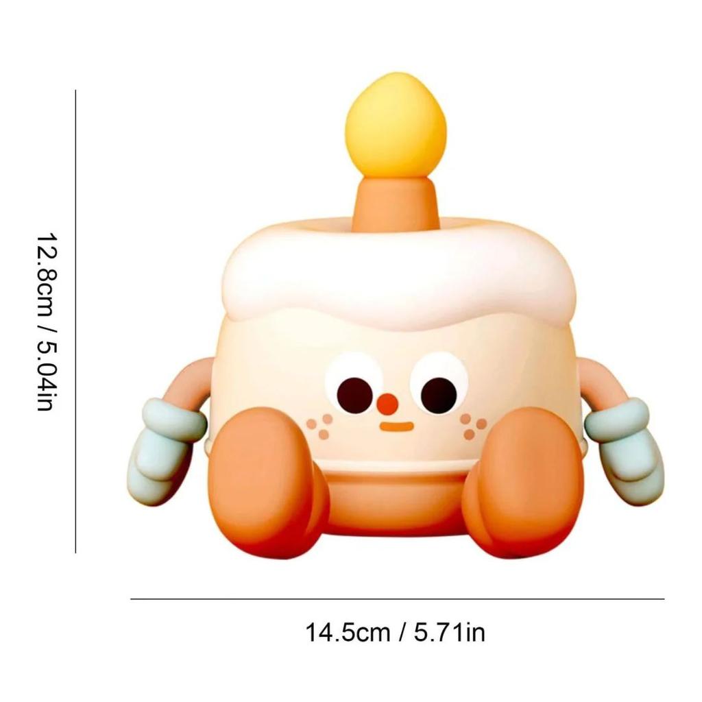 Cute Birthday Cake LED Night Light | Stress Reliever & Decor — photo 3