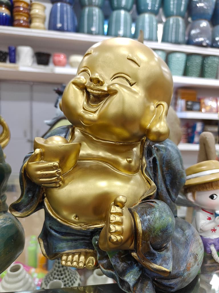Golden Buddha Statue | Gold | Decorative | Meditation