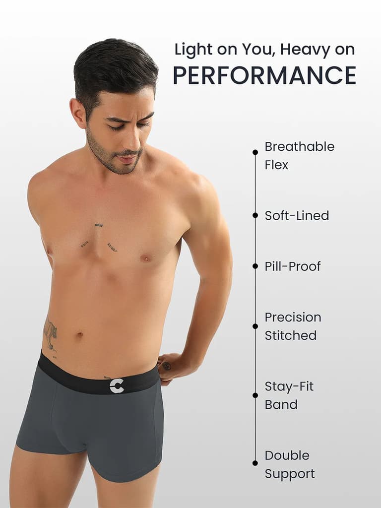 Men's Anti-Bacterial Micro Modal Trunk (Pack of 1) — photo 5