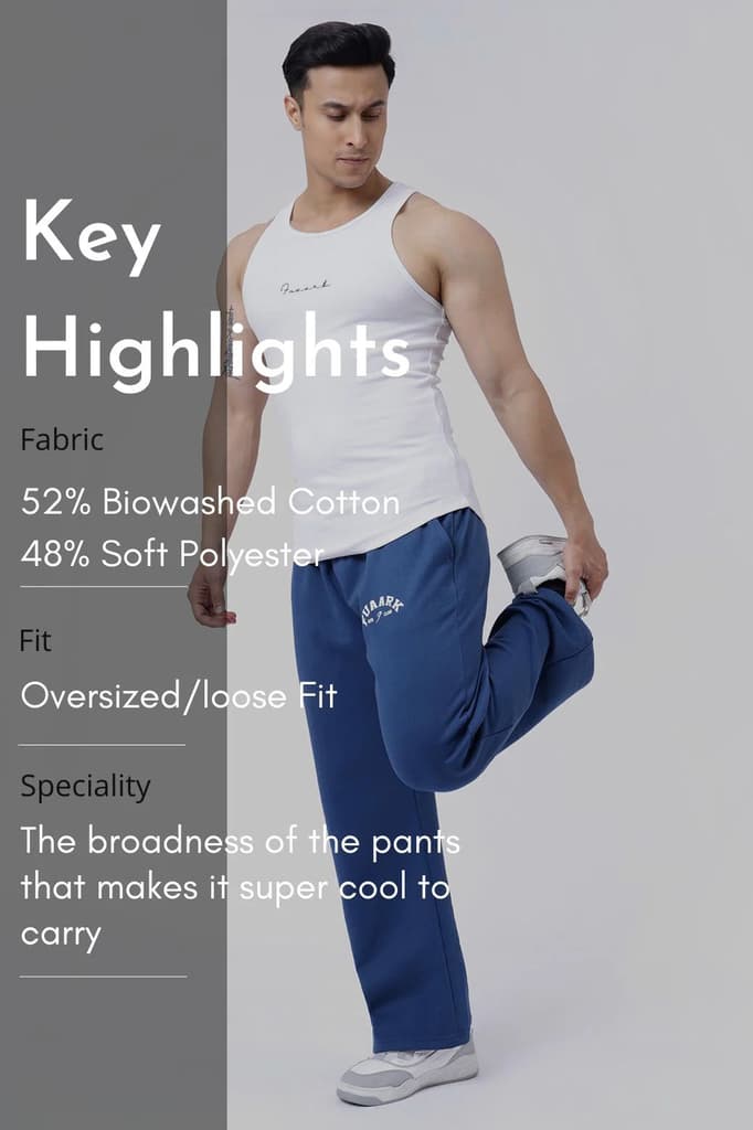 Laidback Relaxed Pants Navy — photo 8
