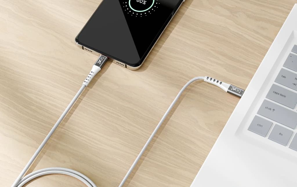 boAt C600 Fast Charging Cable | Charging Cable with 1.5m Cable, Nylon Braided Cable, 100 PD Fast Charging, USB 3.2 Gen 2 — photo 4