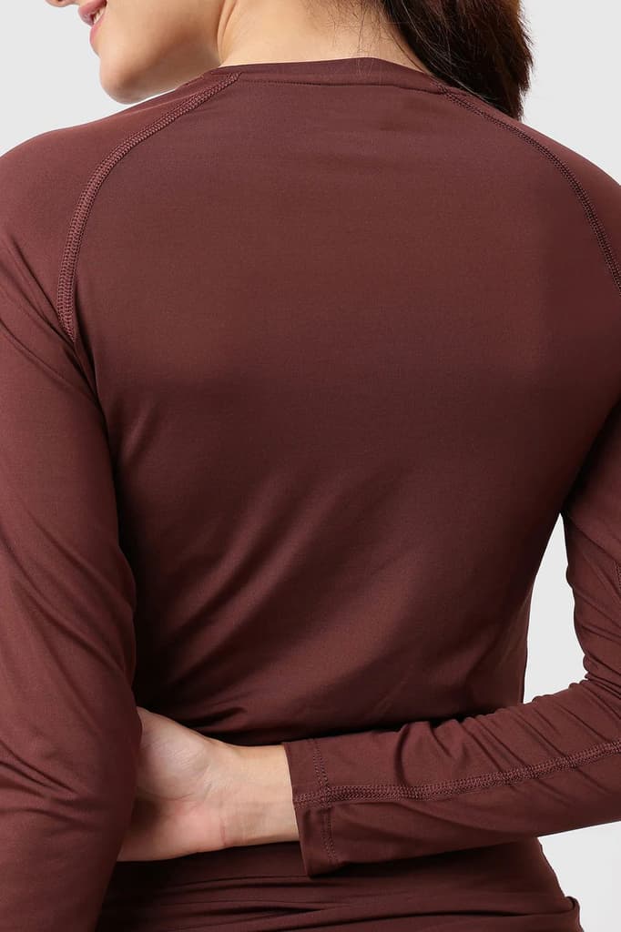 Compression Full T-shirt Brown — photo 4