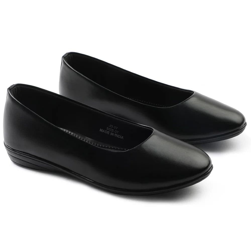 Healers Black Formal Ballerina Shoes For Women JD-17 By Liberty — photo 5