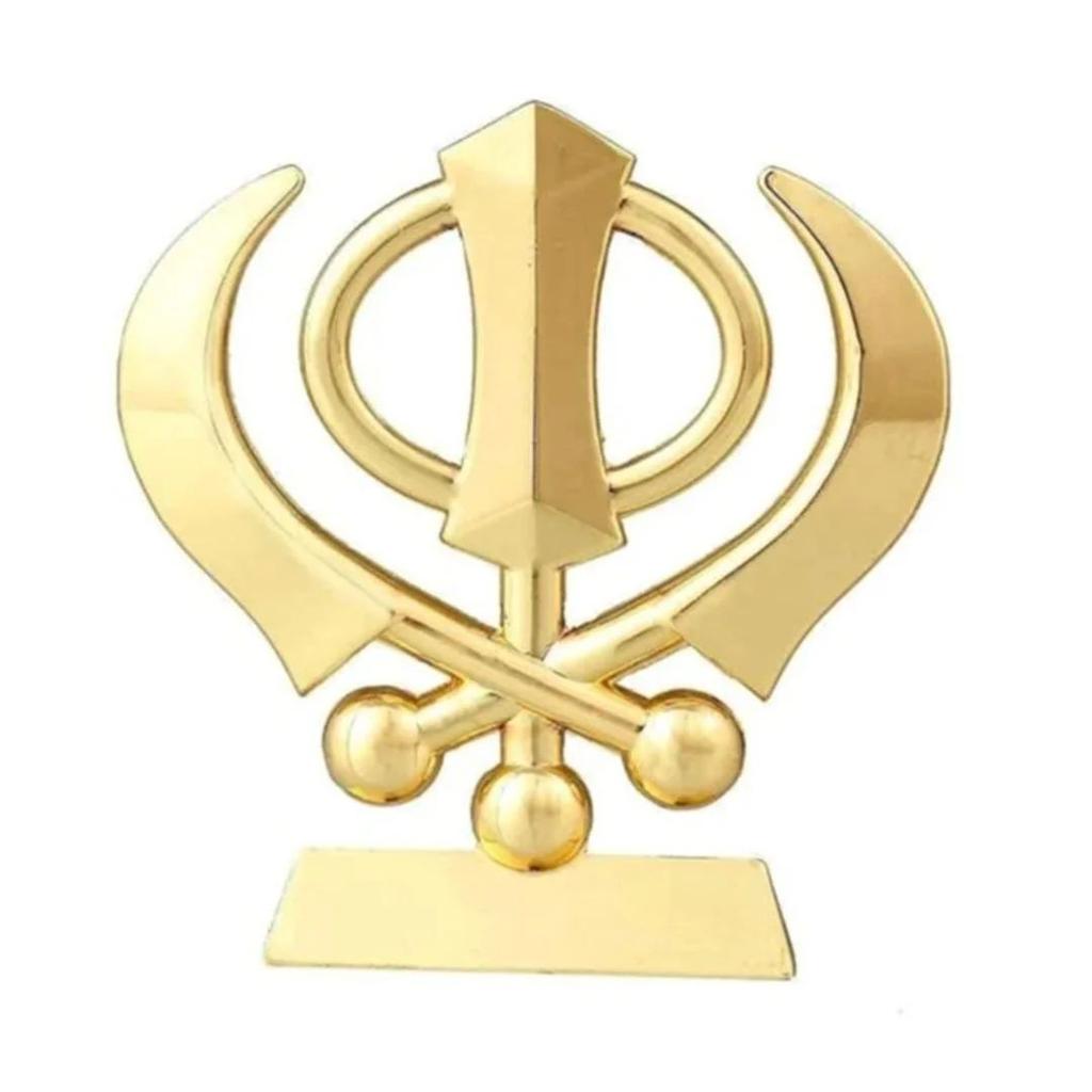 Divine Khanda – Sikh Symbol Dashboard Idol