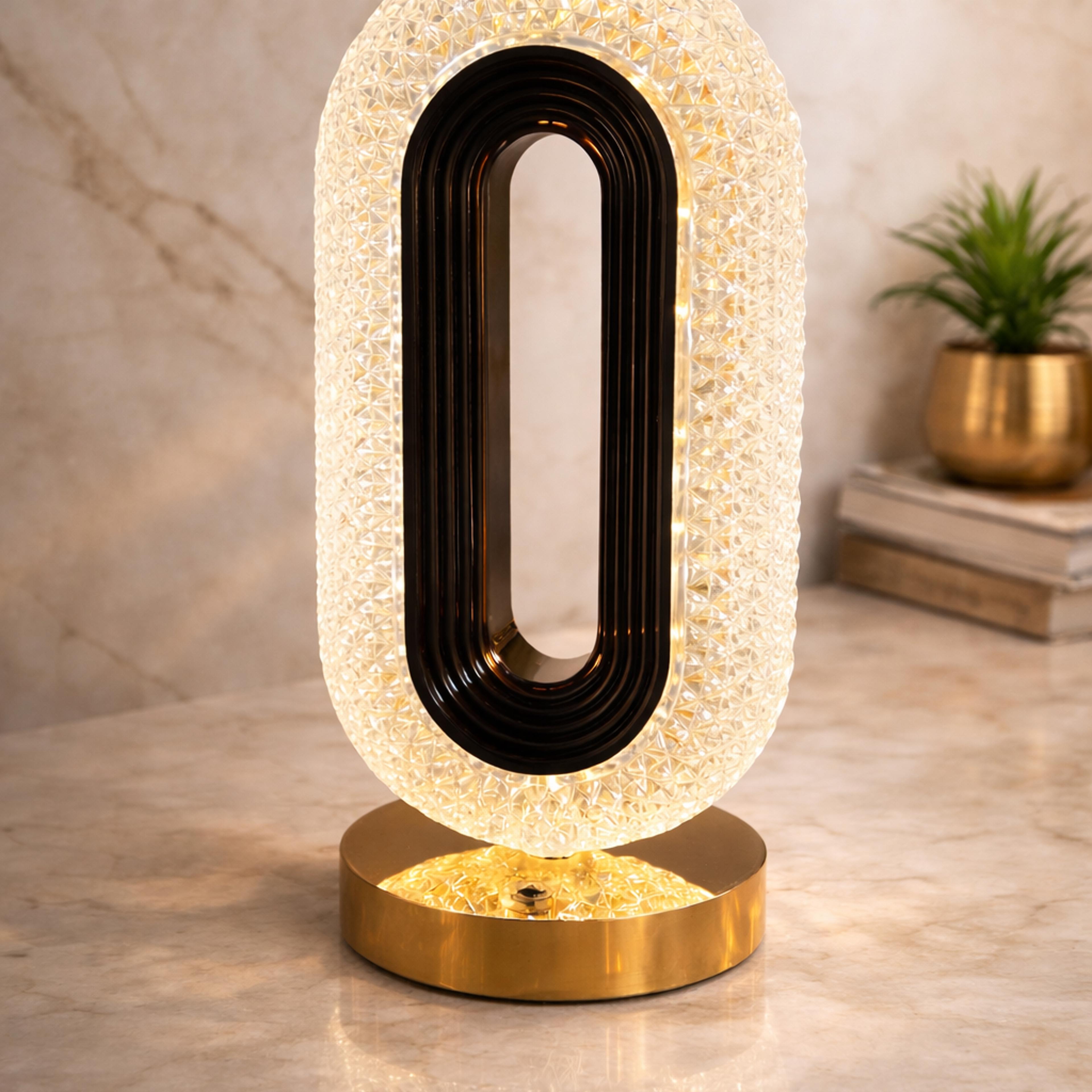 Halo Crystal Ring Lamp