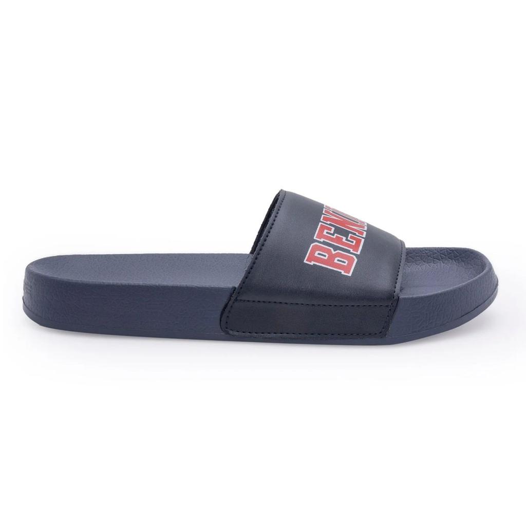 Mens Sliders in Navy | Casual Pool Sliders — photo 2