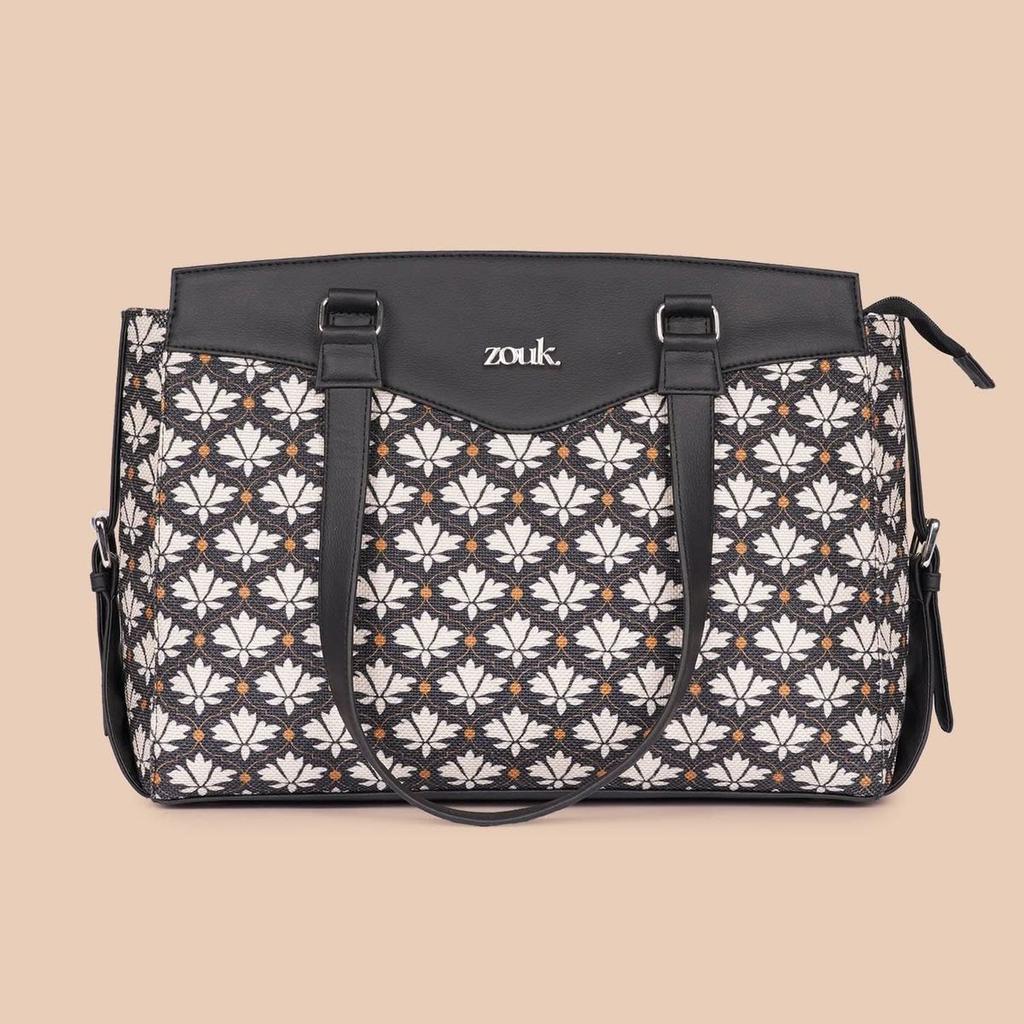 Bidri Kaiser & Paisley Print - Women's Work Bag & Classic Zipper Wallet Combo — photo 2