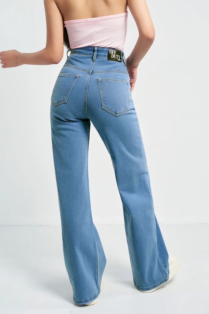 Wide Leg High Rise Jeans — photo 4