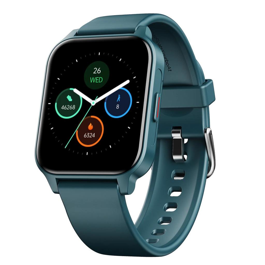 boAt Wave Call 2 Plus | Smartwatch with Bluetooth Calling, 1.96" HD Display, 100+ Sports Mode, Animated Watch Faces — Teal Blue