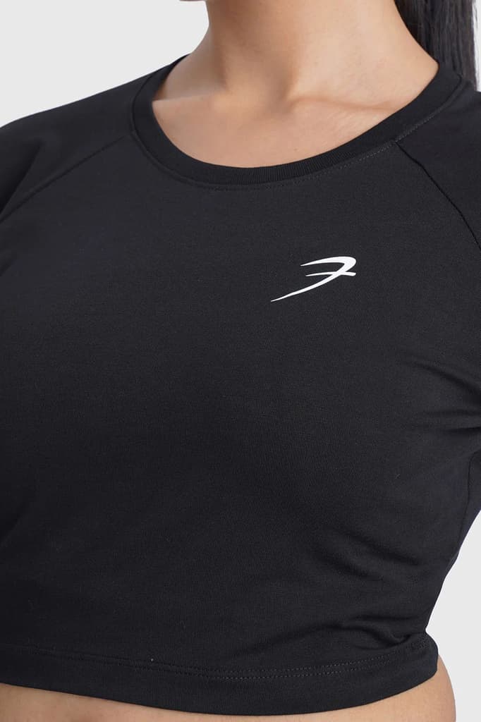 Legacy Crop Top T-shirt Black — photo 3