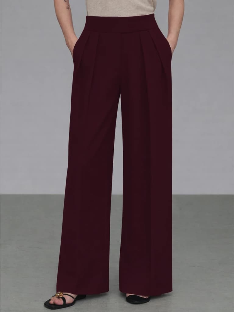 Fine Pleat Tailored Trousers — photo 9