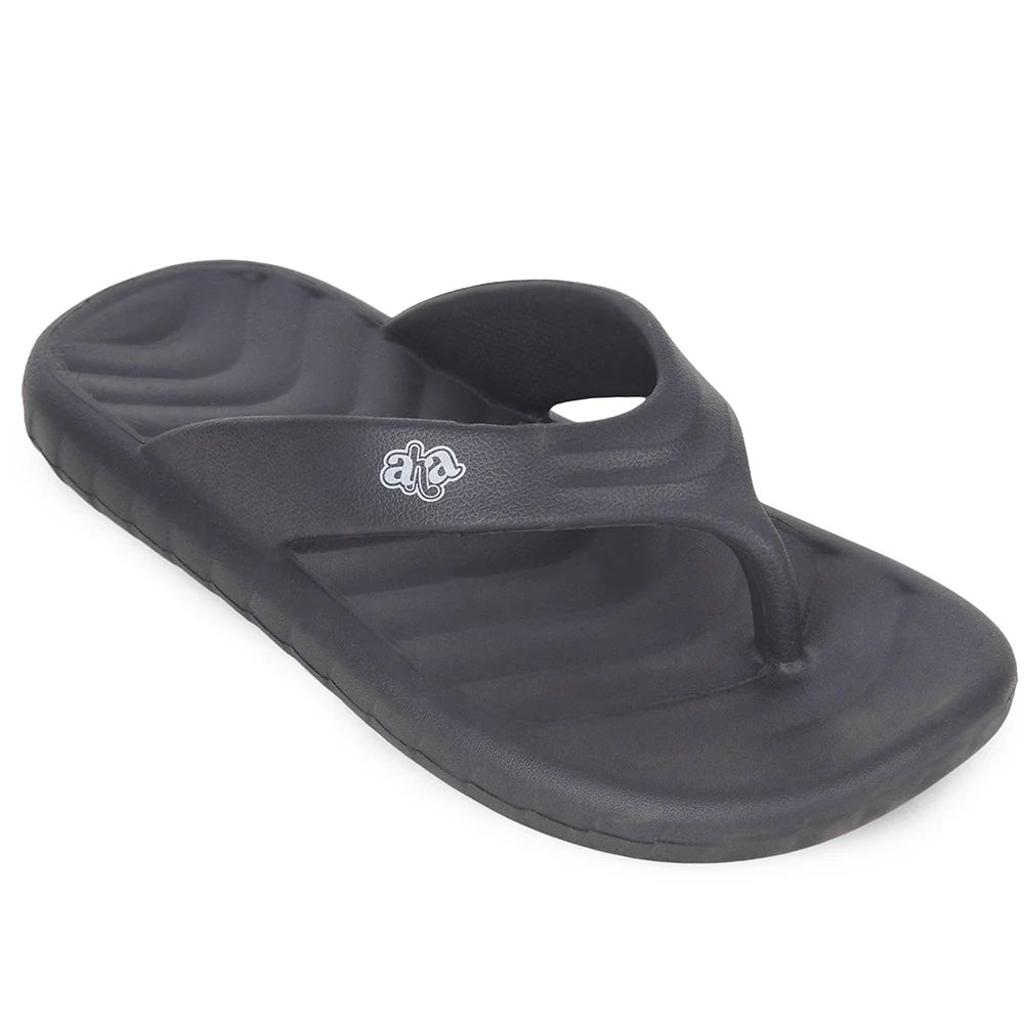 A-HA Grey Casual Slip on Slippers for Men LSC-1E By Liberty