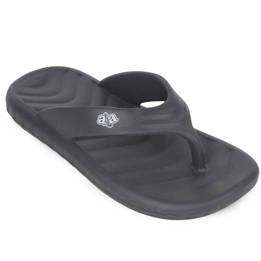 A-HA Grey Casual Slip on Slippers for Men LSC-1E By Liberty — 6/40 / Grey