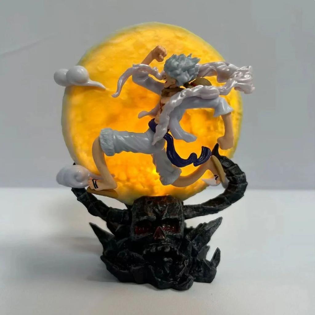 Gear 5 Luffy LED Lamp – One Piece Resin Action Figure