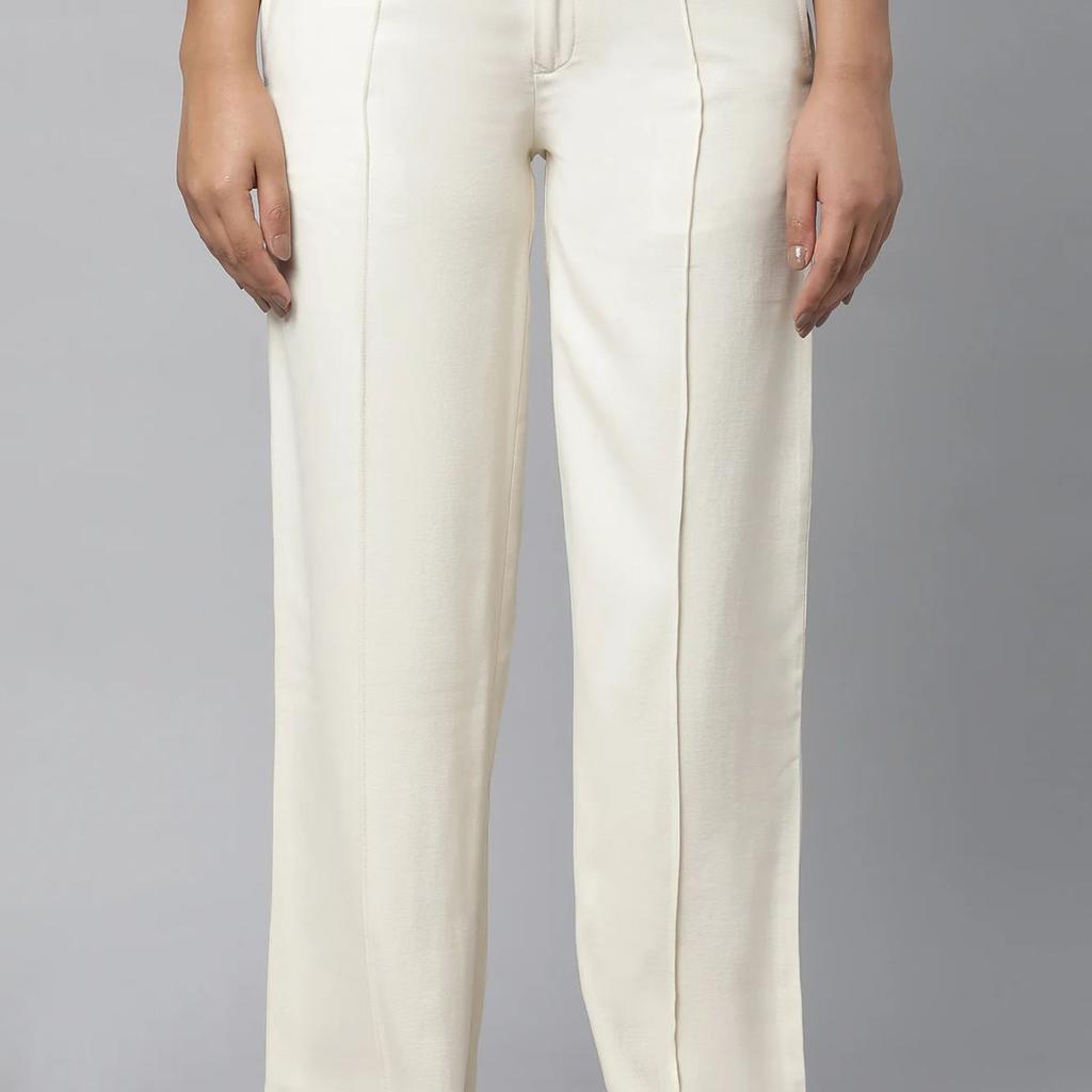 Natural Parallel Fit Trouser Pants